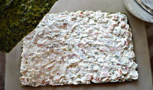 закусочные пирожные из лосося и шпината семужкин каприз