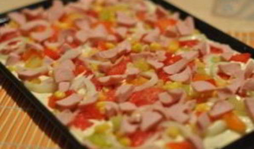 быстрая пицца на кефире