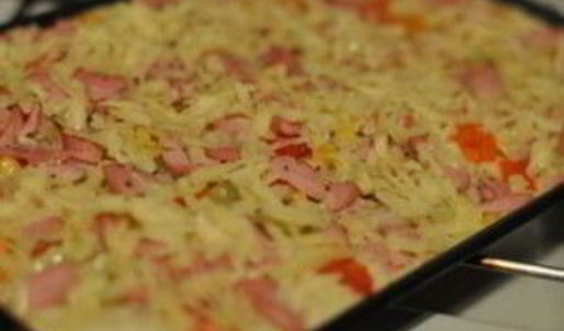 быстрая пицца на кефире