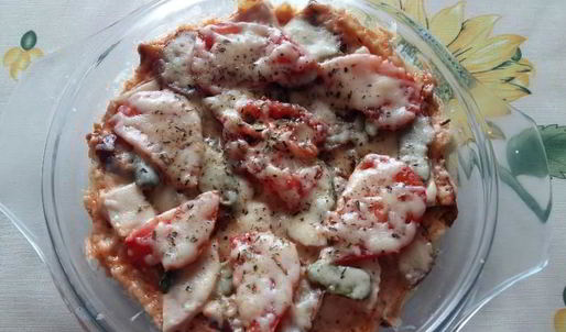 быстрая пицца за 15 минут в микроволновке