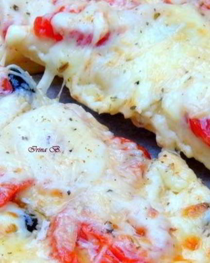 Рецепт дрожжевой пиццы с помидорами