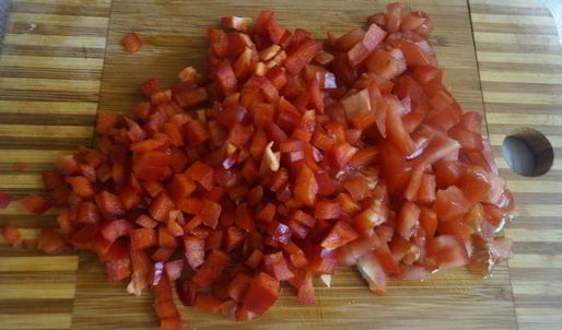 лахмаджун с фасолью