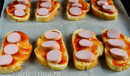 ленивая пицца из батона