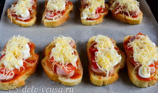 ленивая пицца из батона