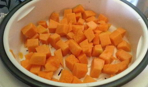 осенняя пицца с тыквой и беконом