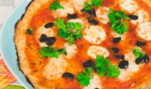 пицца без теста на цветной капусте