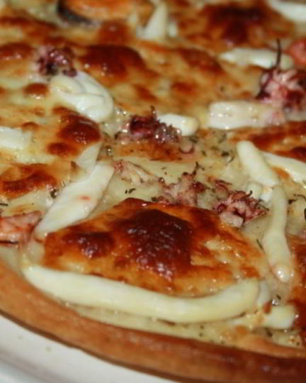 Рецепт пиццы бьянки с морепродуктами