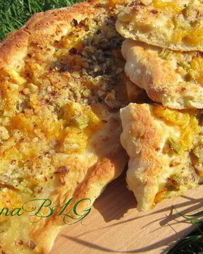 Пицца десертная Апельсин и ревень