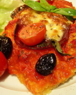 Пицца из поленты