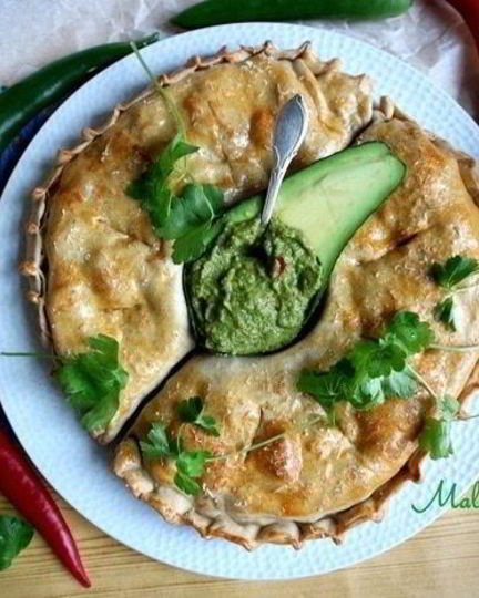 Рецепт пиццы кальцоне по-мексикански