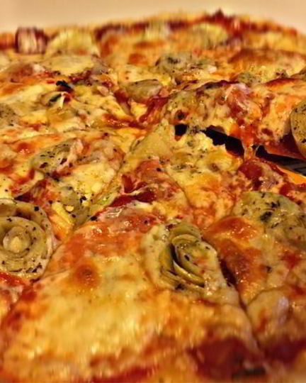 Рецепт пиццы маргариты с артишокома и кабачкома