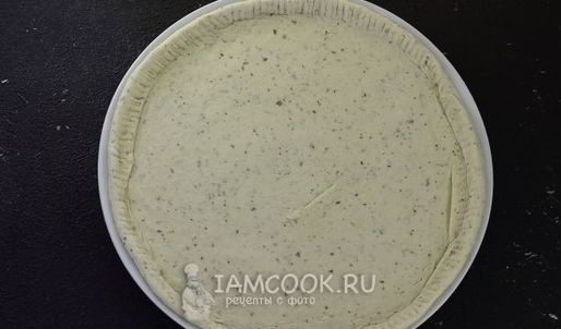 пицца на кефире и майонезе