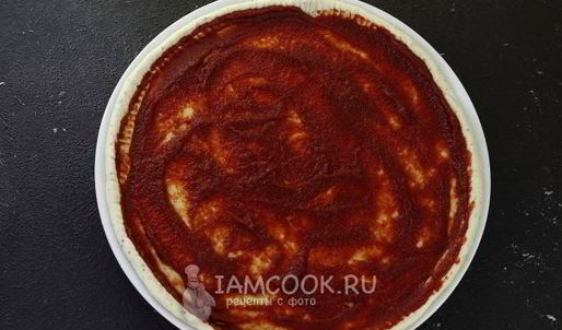 пицца на кефире и майонезе