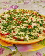 Пицца на сковороде за 10 минут на сметане быстро и просто