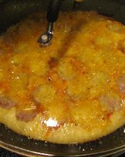 Рецепт пиццы на сковороде