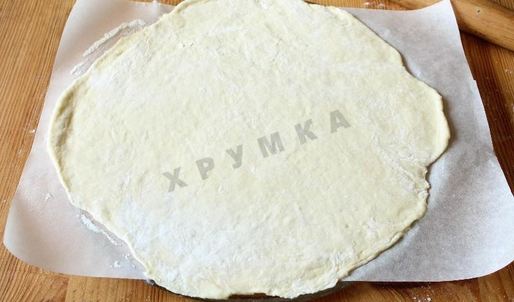 пицца на тонком тесте без дрожжей