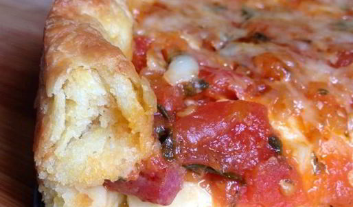 пицца по-чикагски в глубокой форме