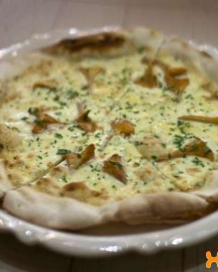 Рецепт пиццы с лисичками