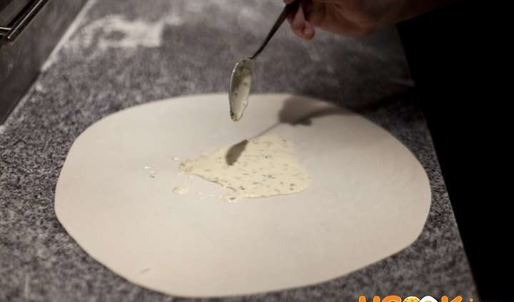 пицца с лисичками