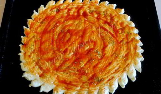 пицца с мясом