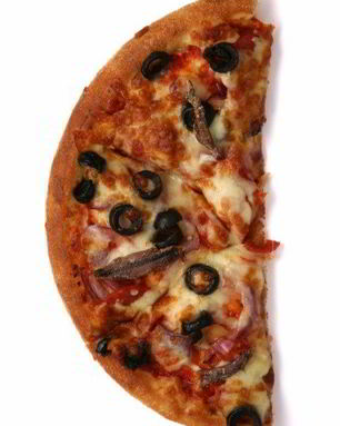 Пицца с томатами, анчоусами и душицей