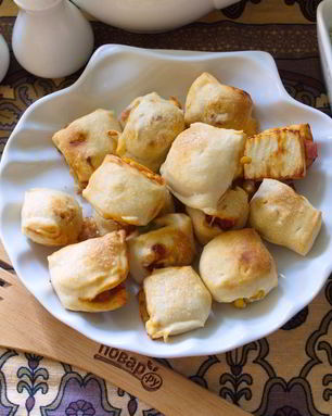 Пицца в формочке для льда