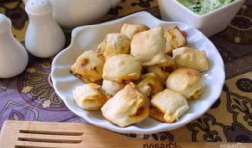 пицца в формочке для льда