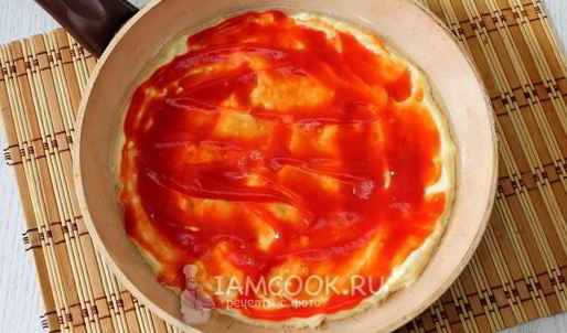 пицца за 10 минут на сковороде