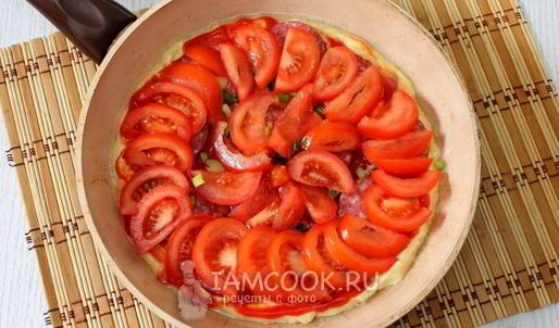 пицца за 10 минут на сковороде