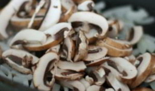 постная пицца с грибами