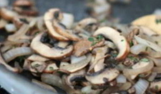 постная пицца с грибами