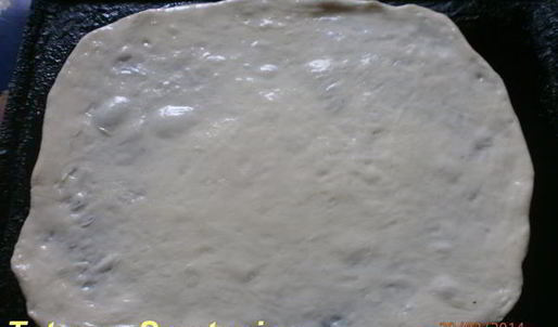 постная пицца с картофелем и грибами