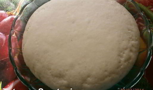 постная пицца с картофелем и грибами