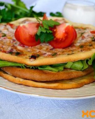 Турецкая пицца лахмаджун