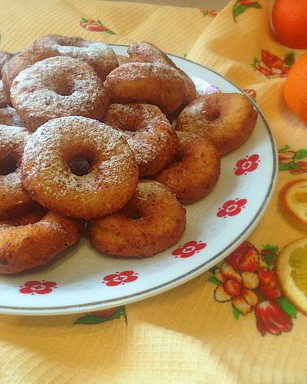 Рецепт апельсиновых пончиков