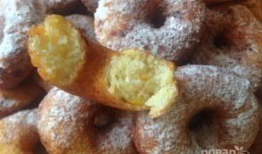 апельсиновые пончики