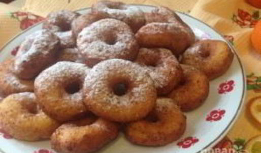 апельсиновые пончики