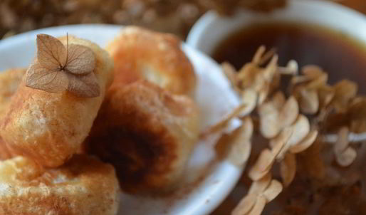 банановые пончики