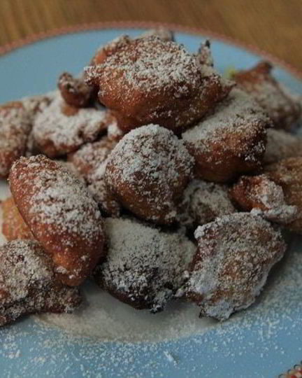 Рецепт картофельных пончиков с корицей