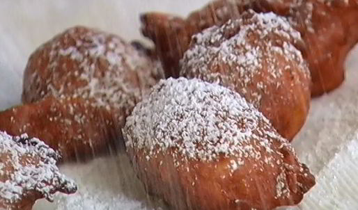 картофельные пончики с корицей