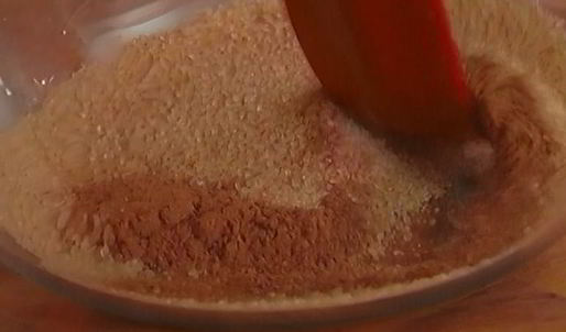 картофельные пончики с корицей