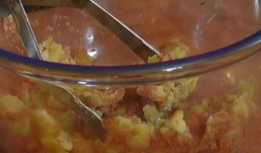 картофельные пончики с корицей