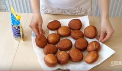 очень вкусные домашние пончики