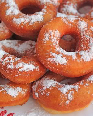 Пончики дрожжевые