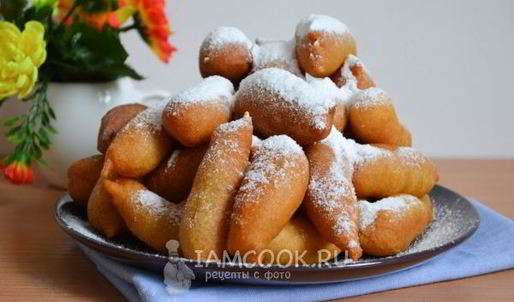 пончики из жидкого теста