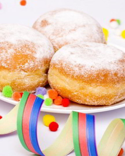 Рецепт пончиков с сахарной пудрой