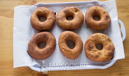 пончики с шоколадом