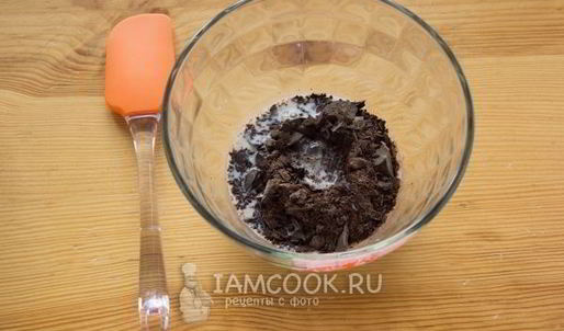 пончики с шоколадом