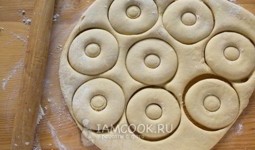 пончики с шоколадом