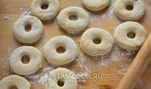 пончики с шоколадом